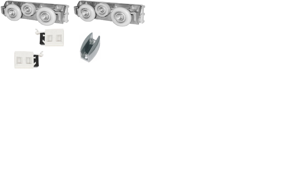 Bīdāmo durvju sistēmas AJ51 furnitūras komplekts