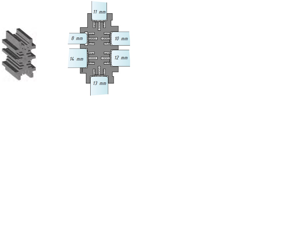 Blīvprofila CCU300K precīzas uzlīmēšanas palīgierīce