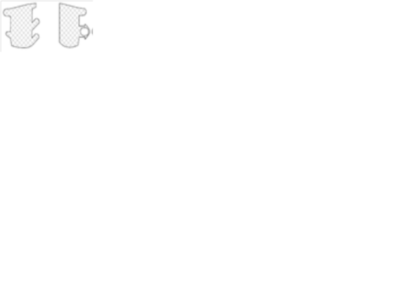 Blīvgumiju komplekts FCM38 8-12mm stiklam