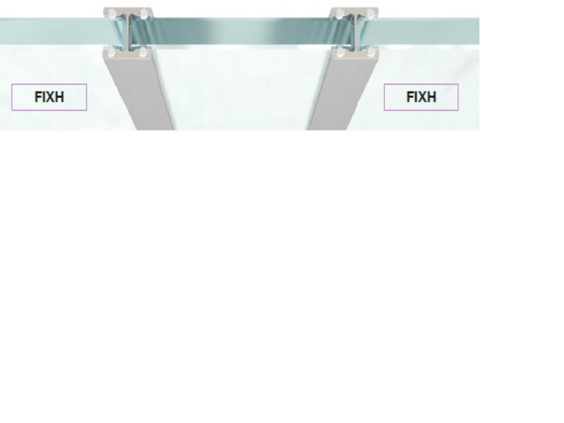 Stiklu savienošanas 180 gr. profils ar blīvgumijām, 3m