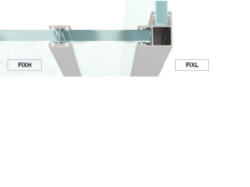Stiklu savienošanas 90 gr. profils ar blīvgumijām, 3m