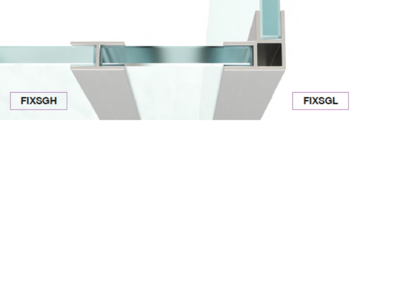 Stiklu savienošanas 90 gr. profils