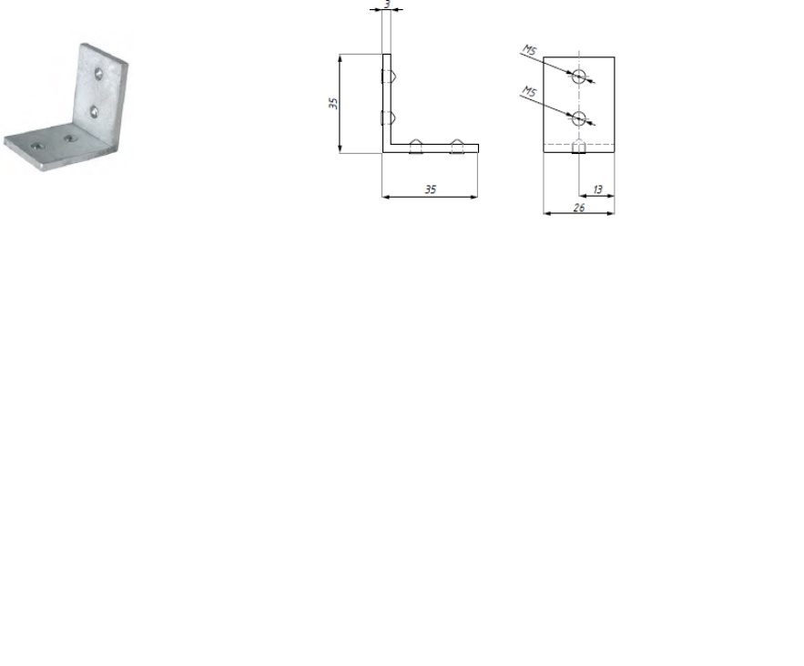 Durvju kārbas profilu stūra savienojums