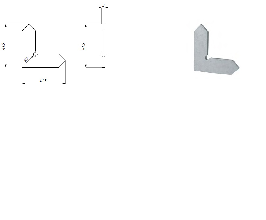 Durvju kārbas profilu stūra savienojums