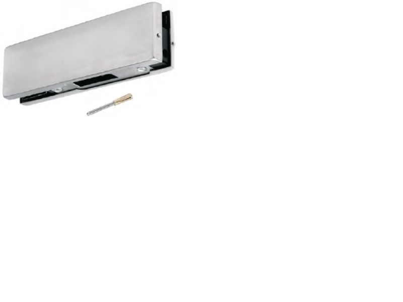 Augšējās stūra slēdzenes pretplāksne uz stikla Como