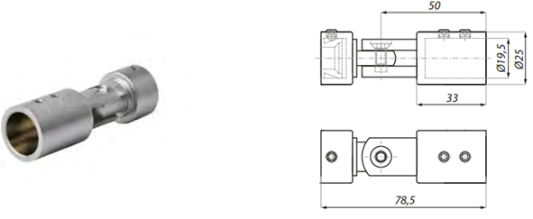 Stiprinājums stanga siena