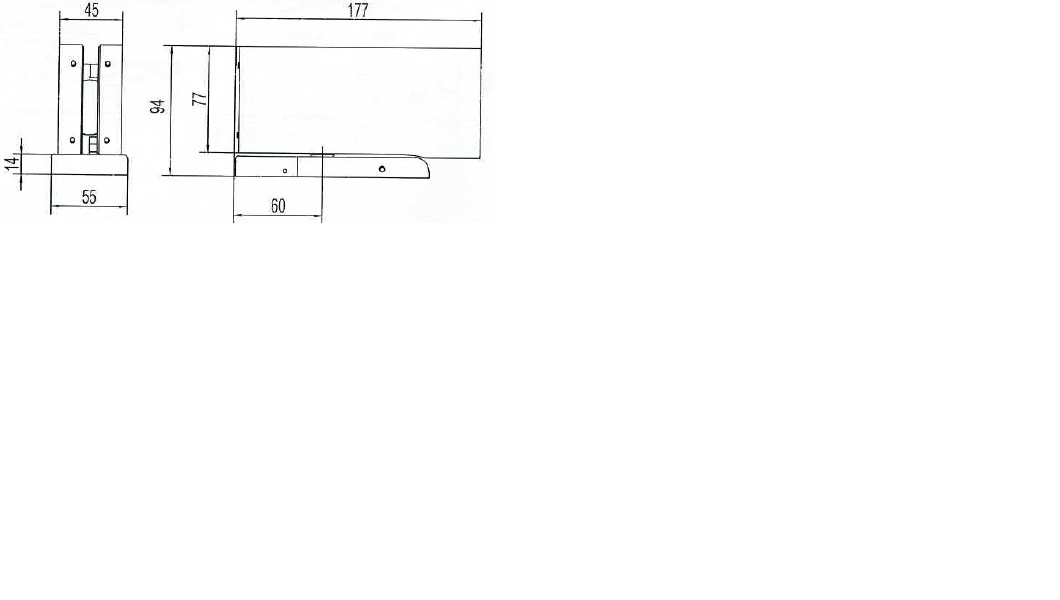 Hidrauliskais durvju aizvērējs-eņģe