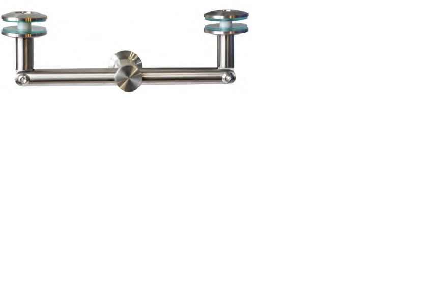 Jumtiņa Merano apakšējais dubultais sienas stiprinājums