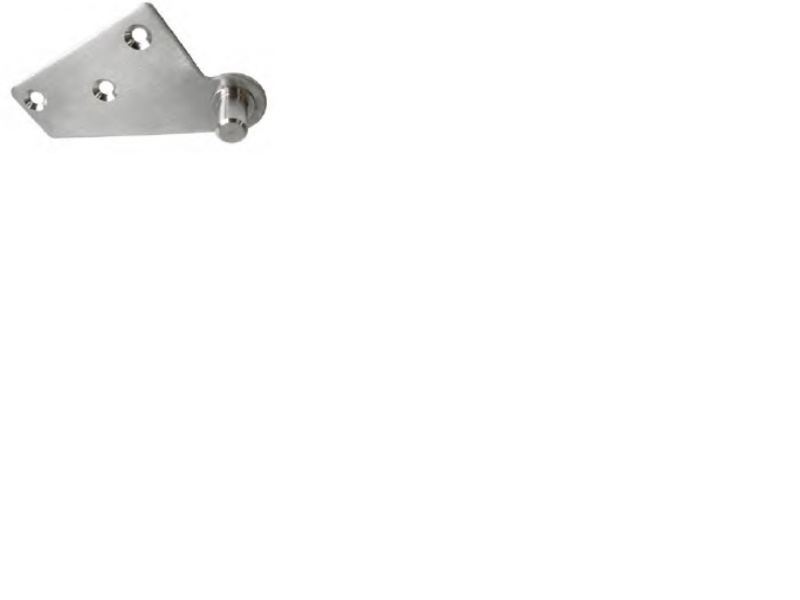 Augšējās eņģes Como ass ar iznestu centru, kreisā