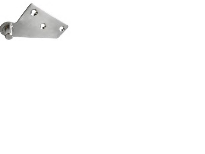 Augšējās eņģes Como ass ar iznestu centru, labā