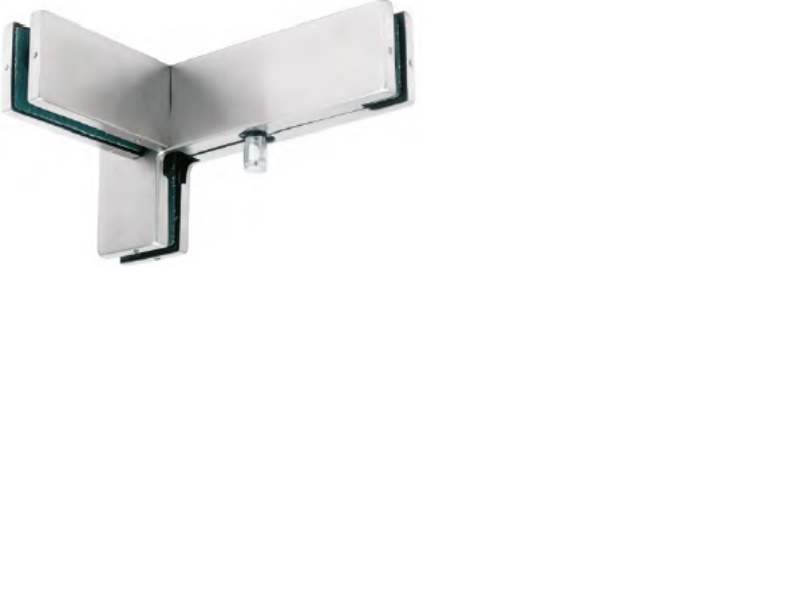 Augšējās eņģes stiprinājums uz 2 stikliem Como, kreisais