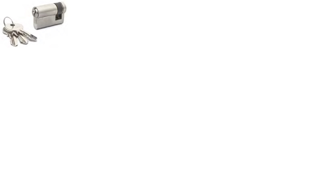 Puscilindrs DRMN profilu slēdzenei