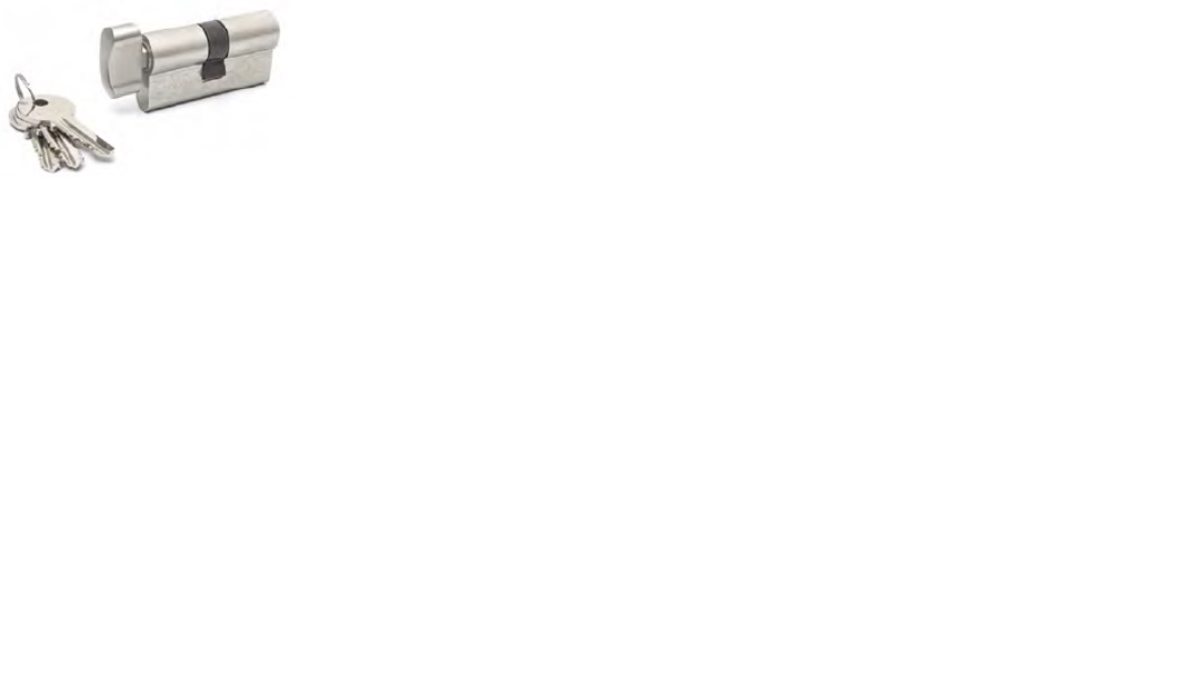 Eirocilindrs DRMN profilu slēdzenei ar aizgriezni