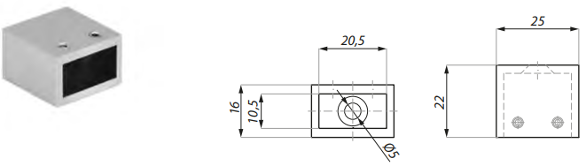 Stiprinājums stanga-siena