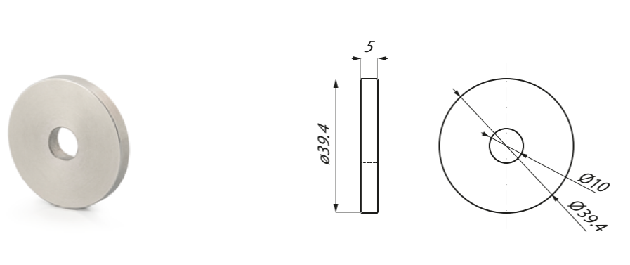 Distanceris 5mm priekš SO430; SO430D; SO445; SO445D