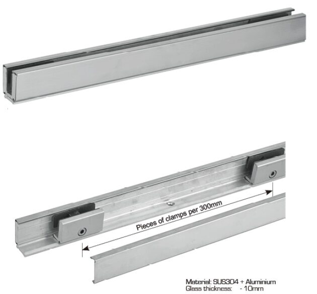 40mm stiprinājuma profils, 3m