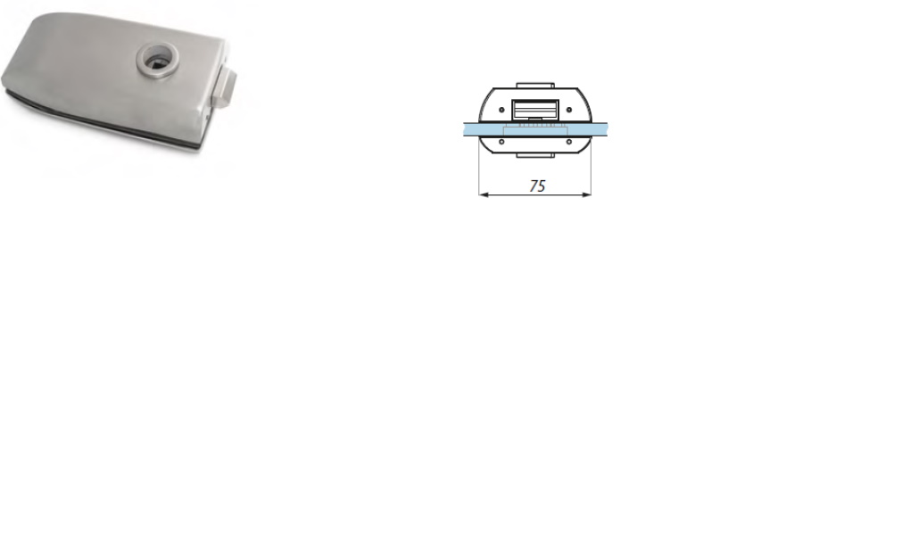 Erice Line slēdzene, neslēdzama