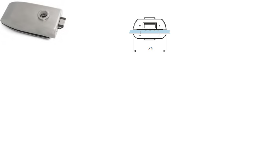 Erice Line slēdzene, neslēdzama