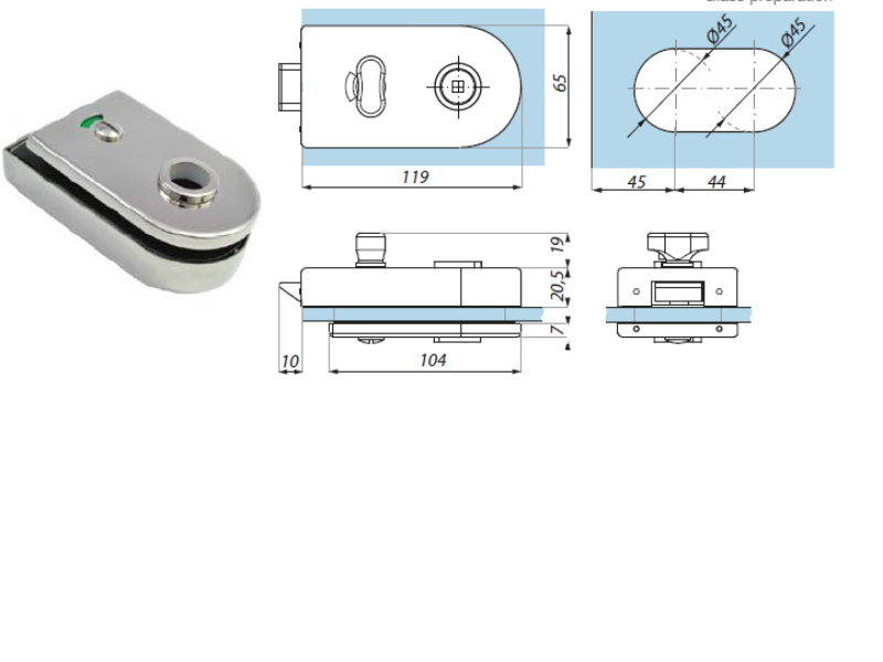 Erice Line WC slēdzene