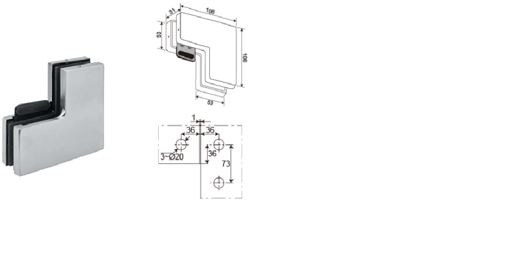 Savienojums stikls-stikls ar atduri TG