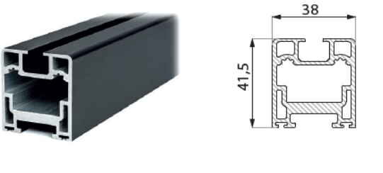 Terno Vetro Frame rāmja horizontālais profils