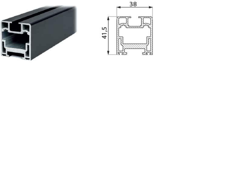 Terno Vetro Frame rāmja horizontālais profils