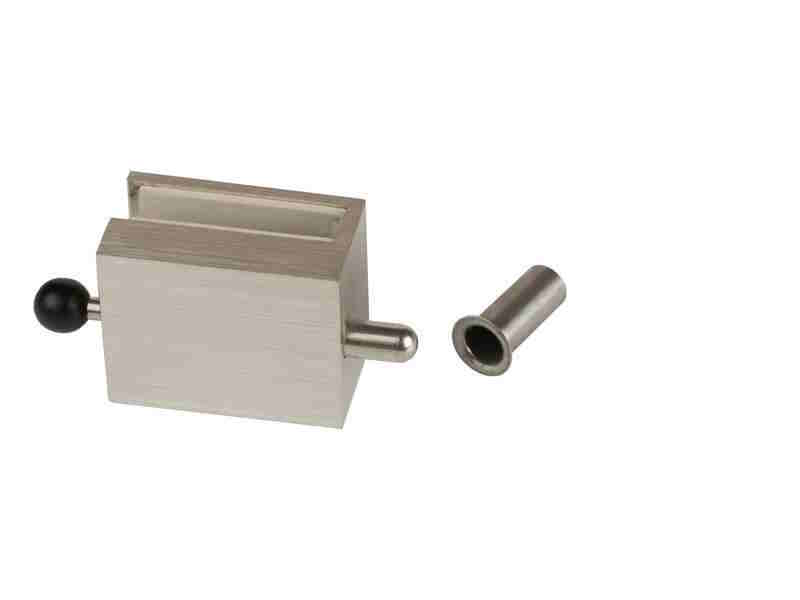 Durvju fiksators ar aizbīdni, uzmaucams