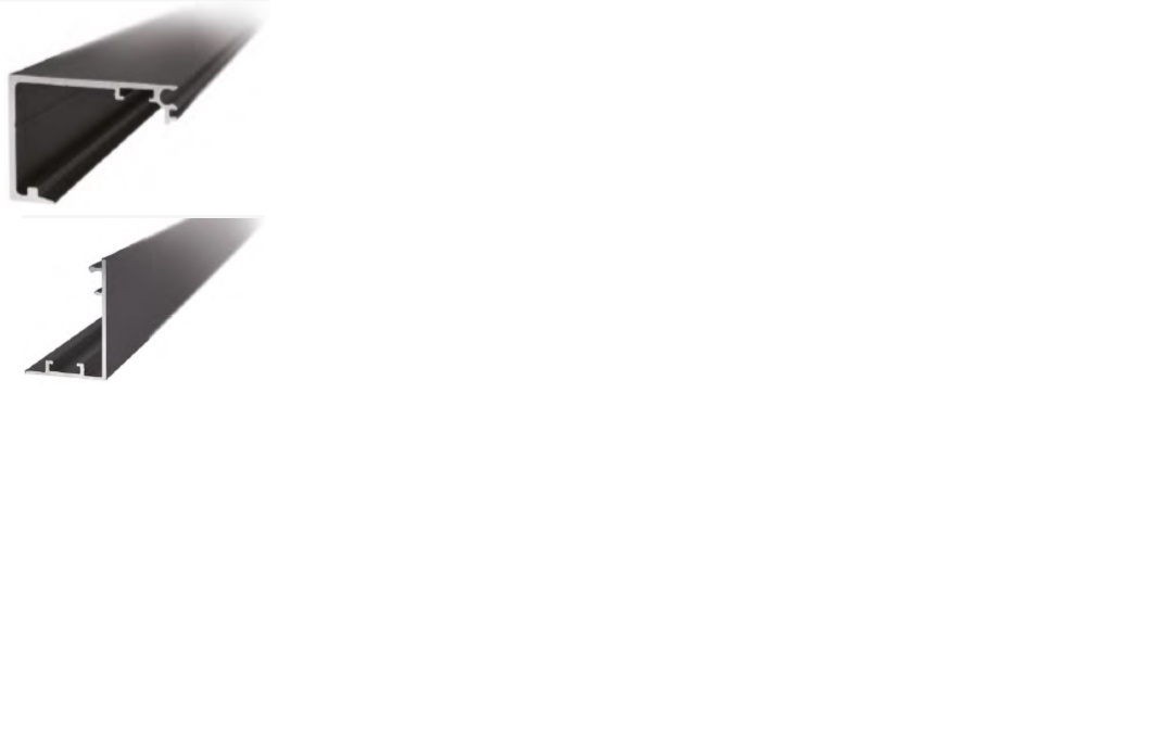 Bīdāmās sistēmas Terno Micro 80 bez fiksētā stikla profilu komplekts