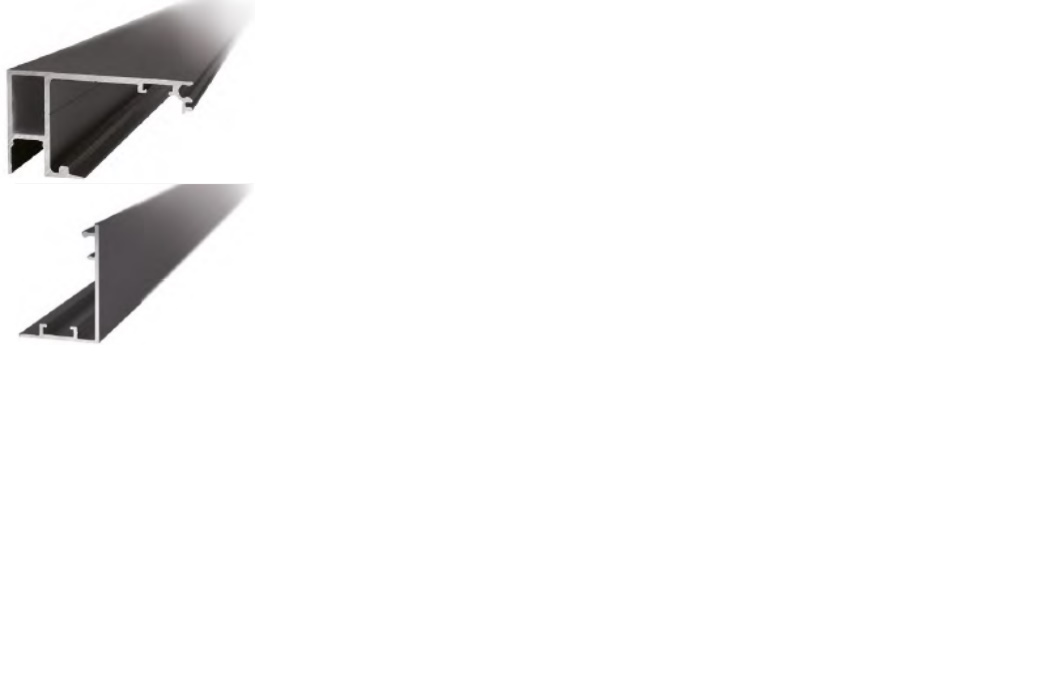 Bīdāmās sistēmas Terno Micro 80 ar fiksētā stikla profilu komplekts